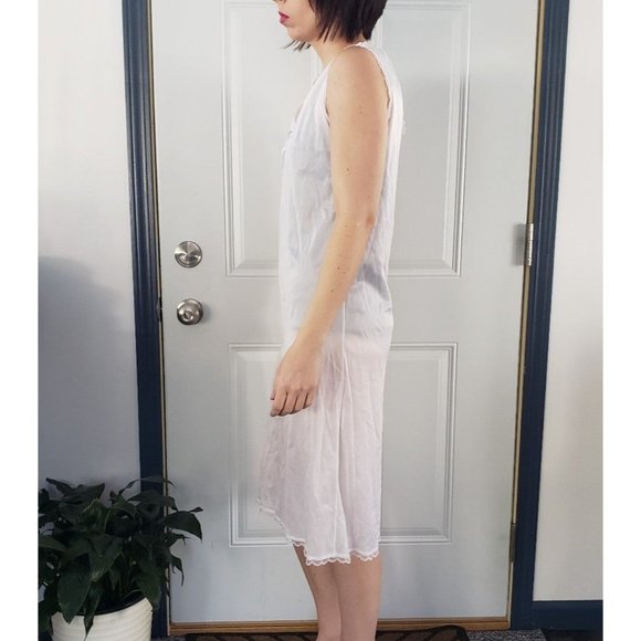 70s/80s‎ White Nylon Slip - Picture 2 of 4